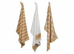 Cosy & Trendy Keukenhanddoeken|Keukenhanddoeken|Keukenhanddoek Stoff 70x50cm - katoen - amber set van 3