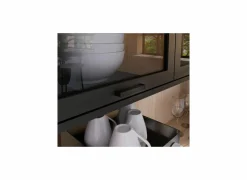 Keukenkast Mantek 120cm - decor - riva eik & zwart- Keukenkasten