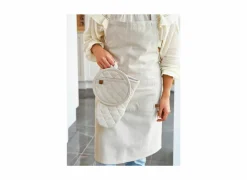 Cosy & Trendy Keukenschort Stoff 33x20cm - katoen - zand- Schorten