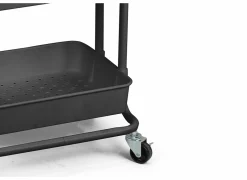 Keukentrolley Tomboy 43x34x85,5cm - metaal - zwart- Keukentrolleys|Keukentrolleys