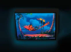 Kaders & Prints|Kinderdecoratie|Kinderdecoratie Lilo & Stitch verlicht canvas 30x40cm