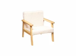 Kinderfauteuil Basile wit- Kindermeubelen