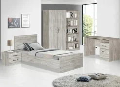 Complete Kinderkamers|Complete Kinderkamers|Kinderkamer Elmo met bed 90x200cm - kleerkast 80cm en 1 nachtkastje