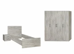 Kinderkamer Elmo met bed 90x200cm - kleerkast 160cm en 1 nachtkastje- Complete Kinderkamers|Complete Kinderkamers