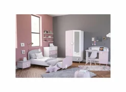 Demeyere Complete Kinderkamers|Complete Kinderkamers|Kinderkamer Etoiles met bed 90x200cm - kleerkast 95cm en 1 nachtkastje