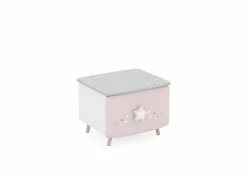 Demeyere Complete Kinderkamers|Complete Kinderkamers|Kinderkamer Etoiles met bed 90x200cm - kleerkast 95cm en 1 nachtkastje