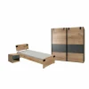 Complete Kinderkamers|Complete Kinderkamers|Kinderkamer Liverpool  met bed 90x200cm - schuifdeurkast 180cm en 1 nachtkastje