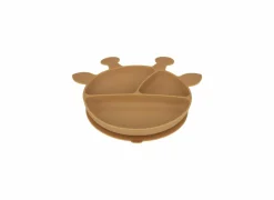 Kinderservies Giraffe 4-delig - silicone - oker- Serviessets