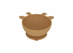 Kinderservies Giraffe 4-delig - silicone - oker- Serviessets
