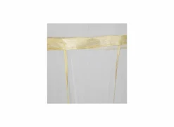 Klamboe 230x40cm - polyestervezel - wit/goud- Kinderdecoratie|Bedaccessoires