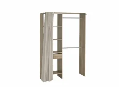 Kledingrekken|Kledingrekken|Kledingkast Gala 160x40x203cm - decor - bruin