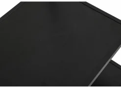 Kledingrekken|Kledingrekken|Kledingrek Gallo 90x40x178cm - melamine & metaal - zwart