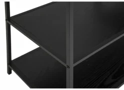 Kledingrekken|Kledingrekken|Kledingrek Gallo 90x40x178cm - melamine & metaal - zwart