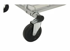 Kledingrek Kelly 130/188,5x55x158/171cm - metaal - chroom- Kledingrekken|Kledingrekken