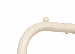 Kledingrek Liny 81x44,5x179,5cm - staal - beige- Kledingrekken|Kledingrekken