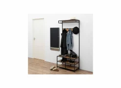 Kledingrekken|Kledingrekken|Kledingrek 77x40x185cm - decor - eik