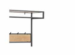 Kledingrekken|Kledingrekken|Kledingrek 77x40x185cm - decor - eik