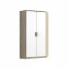 Draaideurkast|Draaideurkast|Kleerkast Cariba 120cm - decor - sanremo & wit