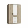 Kleerkast Cariba 135cm - decor - sanremo & wit- Draaideurkast|Kleerkast