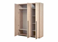 Kleerkast 165cm - decor - bruin- Draaideurkast|Draaideurkast