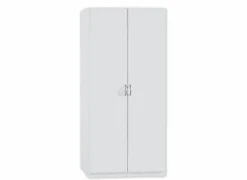 Kleerkast 91cm - decor - wit- Draaideurkast|Kleerkast