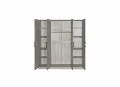 Draaideurkast|Kleerkast|Kleerkast Elmo 160cm - decor - new grey oak