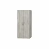 Kleerkast Elmo 80cm - decor - new grey oak- Draaideurkast|Kleerkast