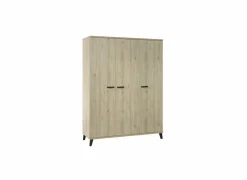 Draaideurkast|Babykamer Kasten|Kleerkast Evy 2 150cm - decor - lente eik