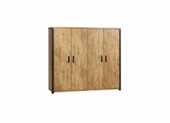 Draaideurkast|Draaideurkast|Kleerkast Fire 251,6cm - lamulux - mango