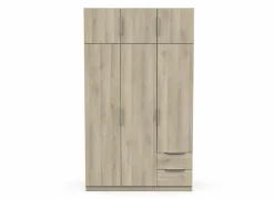 Kleerkast Ghost 119cm - decor - kronberg eik- Draaideurkast|Kleerkast