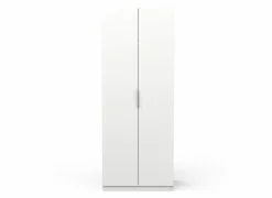 Kleerkast Ghost 79cm - decor - wit- Draaideurkast|Kleerkast