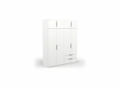 Draaideurkast|Kleerkast|Kleerkast Ghost 157cm - decor - wit