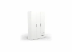 Draaideurkast|Kleerkast|Kleerkast Ghost 119cm - decor - wit