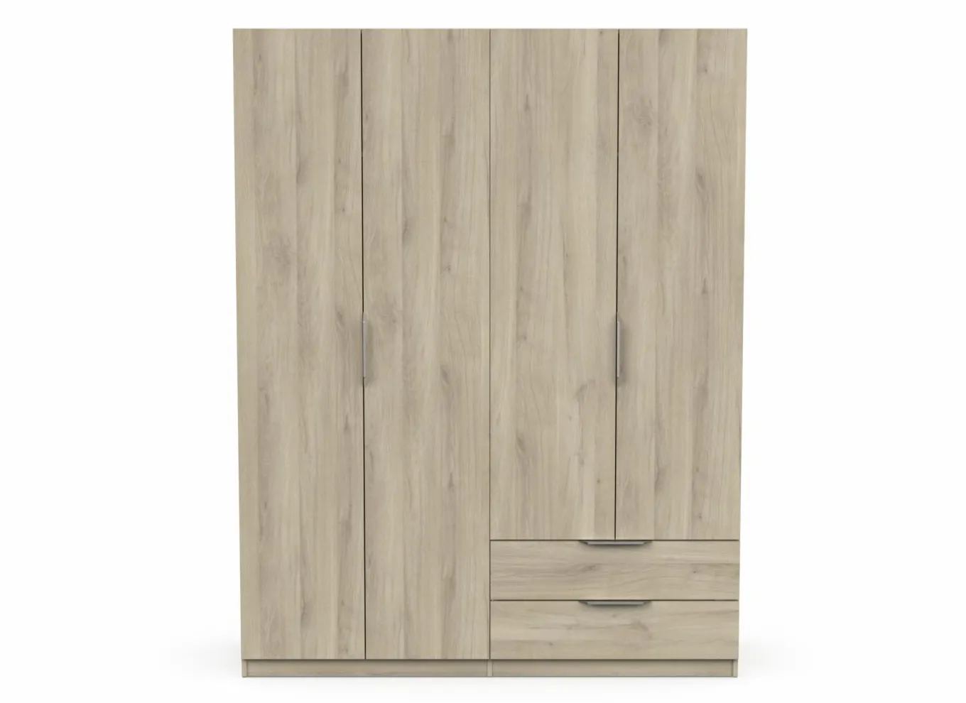 Draaideurkast|Kleerkast|Kleerkast Ghost 157cm - decor - kronberg eik