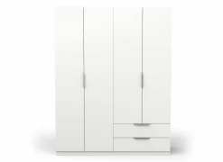 Draaideurkast|Kleerkast|Kleerkast Ghost 157cm - decor - wit
