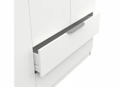 Draaideurkast|Kleerkast|Kleerkast Ghost 157cm - decor - wit