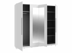 Kleerkast Helen 228cm - decor - wit- Draaideurkast|Draaideurkast