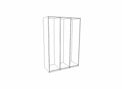 Kleerkast Holmes 150cm - MDF - eik- Draaideurkast|Draaideurkast