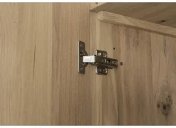 Draaideurkast|Draaideurkast|Kleerkast Holmes 50cm - MDF - eik