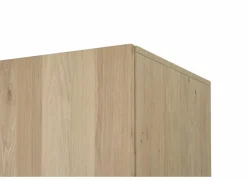 Draaideurkast|Draaideurkast|Kleerkast Holmes 100cm - MDF - eik