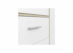 Draaideurkast|Draaideurkast|Kleerkast Mokkaro 206cm - decor - wit & sonoma eik