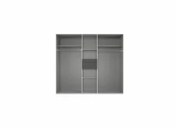 Draaideurkast|Draaideurkast|Kleerkast Moldau 225cm - decor - grafiet