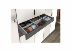 Draaideurkast|Draaideurkast|Kleerkast Moldau 270cm - decor - wit & grafiet