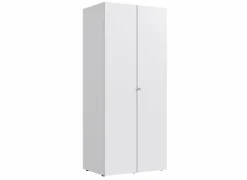 Draaideurkast|Draaideurkast|Kleerkast Mrk 80cm - decor - wit