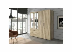 Kleerkast Orleans 181cm - decor - eik- Draaideurkast|Draaideurkast