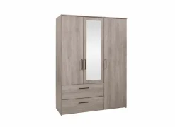 Draaideurkast|Draaideurkast|Kleerkast Orleans 145cm  decor - eik