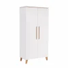 Kleerkast Vito Mira 95cm - decor - wit- Draaideurkast|Draaideurkast