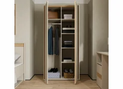 Kleerkast Wexlin 91x60x194cm - decor - sand & mauvella oak- Draaideurkast|Draaideurkast