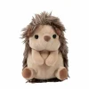 Knuffel Egel Harry H15cm - polyester - bruin- Pluche Knuffels