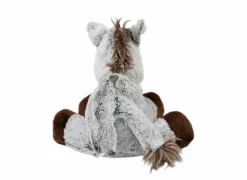 Knuffel Ezel H23cm - stof - grijs- Pluche Knuffels